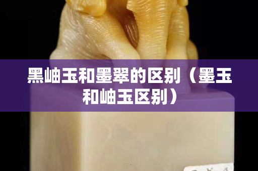 黑岫玉和墨翠的区别（墨玉和岫玉区别）