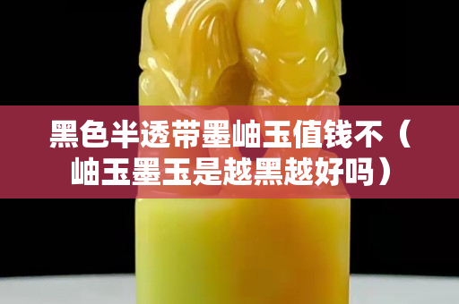 黑色半透带墨岫玉值钱不（岫玉墨玉是越黑越好吗）