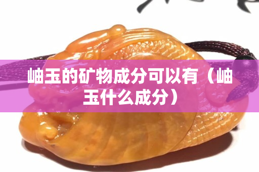 岫玉的矿物成分可以有（岫玉什么成分）