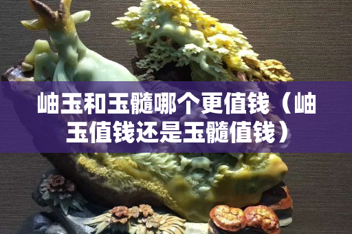 岫玉和玉髓哪个更值钱（岫玉值钱还是玉髓值钱）