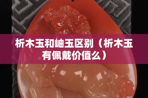 析木玉和岫玉区别（析木玉有佩戴价值么）