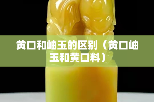 黄口和岫玉的区别（黄口岫玉和黄口料）