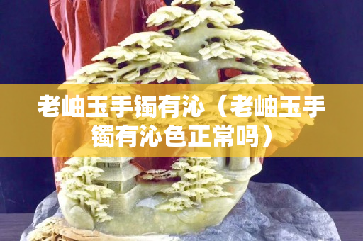老岫玉手镯有沁（老岫玉手镯有沁色正常吗）