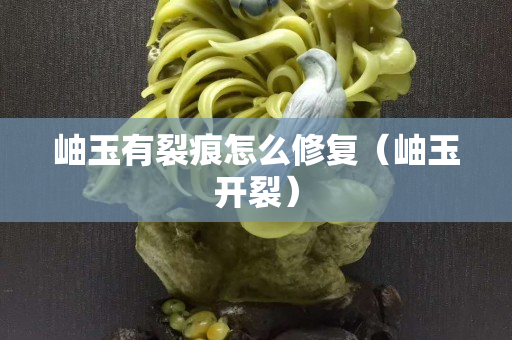 岫玉有裂痕怎么修复（岫玉开裂）