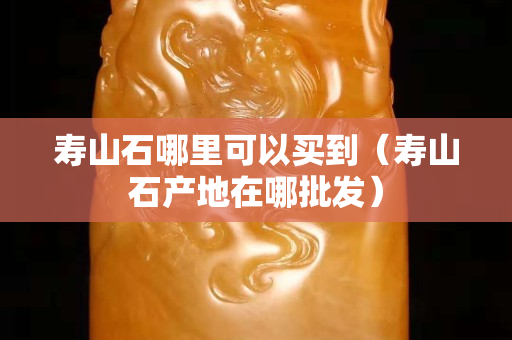 寿山石哪里可以买到（寿山石产地在哪批发）