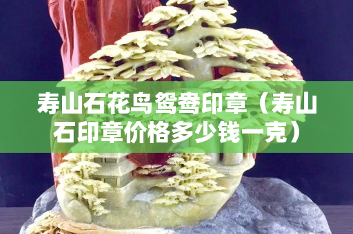 寿山石花鸟鸳鸯印章（寿山石印章价格多少钱一克）
