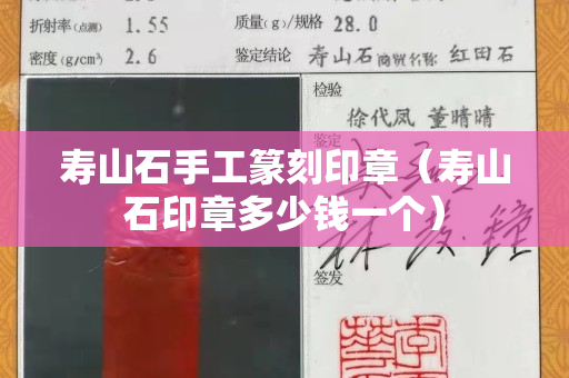 寿山石手工篆刻印章（寿山石印章多少钱一个）