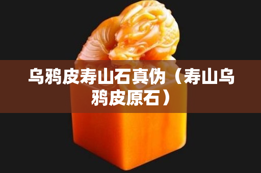 乌鸦皮寿山石真伪（寿山乌鸦皮原石）