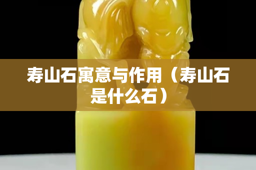 寿山石寓意与作用（寿山石是什么石）