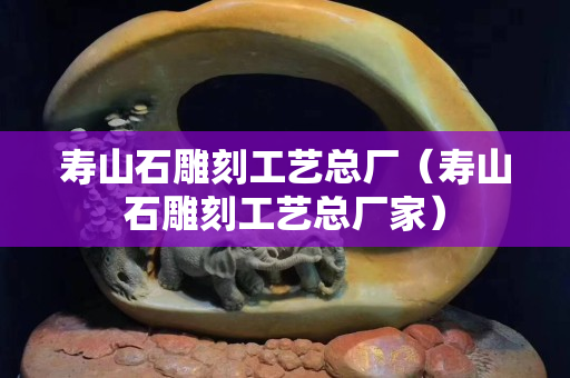 寿山石雕刻工艺总厂（寿山石雕刻工艺总厂家）