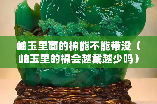 岫玉里面的棉能不能带没（岫玉里的棉会越戴越少吗）