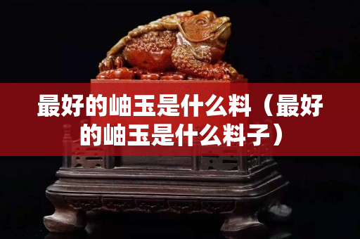 最好的岫玉是什么料（最好的岫玉是什么料子）