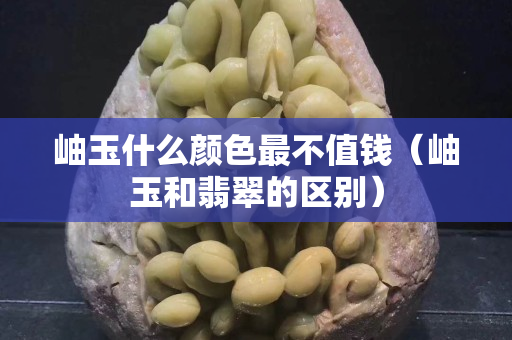 岫玉什么颜色最不值钱（岫玉和翡翠的区别）
