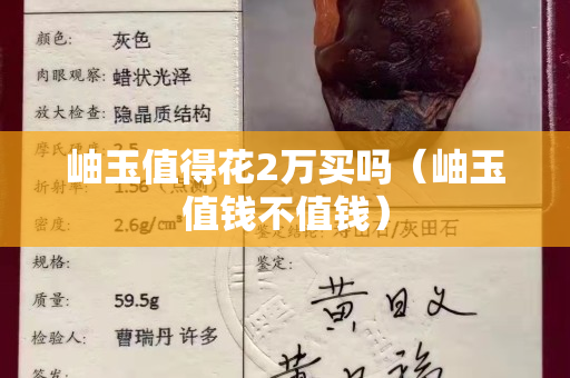岫玉值得花2万买吗（岫玉值钱不值钱）