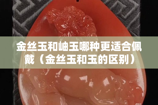 金丝玉和岫玉哪种更适合佩戴（金丝玉和玉的区别）