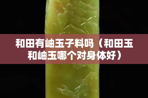 和田有岫玉子料吗（和田玉和岫玉哪个对身体好）