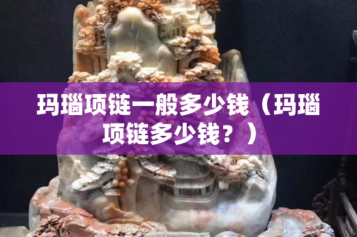 玛瑙项链一般多少钱（玛瑙项链多少钱？）