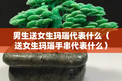 男生送女生玛瑙代表什么（送女生玛瑙手串代表什么）