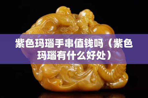 紫色玛瑙手串值钱吗（紫色玛瑙有什么好处）