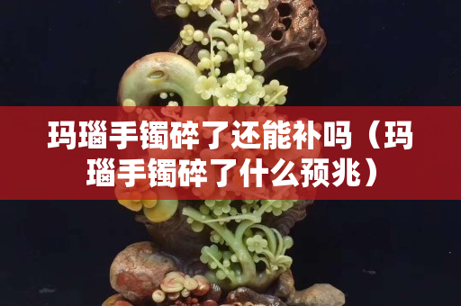 玛瑙手镯碎了还能补吗（玛瑙手镯碎了什么预兆）