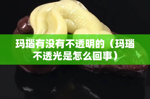 玛瑙有没有不透明的（玛瑙不透光是怎么回事）