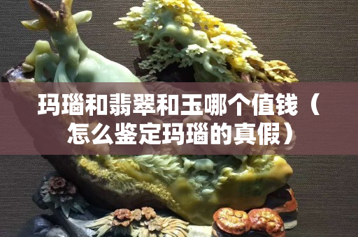 玛瑙和翡翠和玉哪个值钱（怎么鉴定玛瑙的真假）