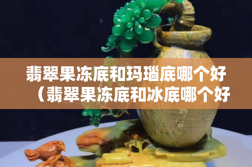 翡翠果冻底和玛瑙底哪个好（翡翠果冻底和冰底哪个好）