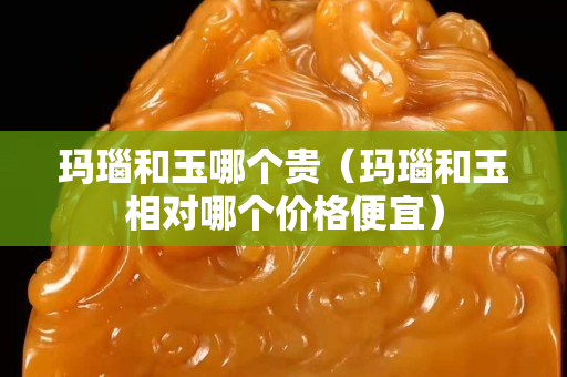 玛瑙和玉哪个贵（玛瑙和玉相对哪个价格便宜）