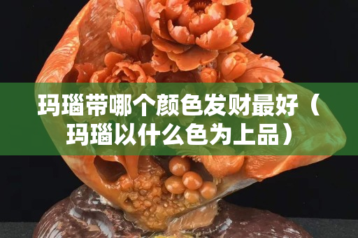 玛瑙带哪个颜色发财最好（玛瑙以什么色为上品）