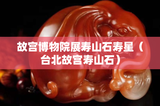 故宫博物院展寿山石寿星（台北故宫寿山石）