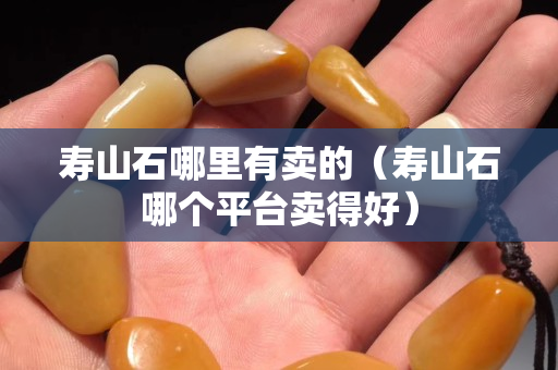寿山石哪里有卖的（寿山石哪个平台卖得好）