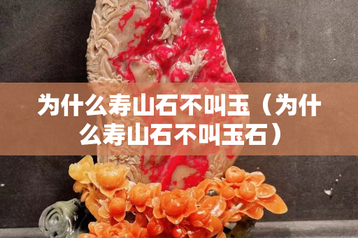 为什么寿山石不叫玉（为什么寿山石不叫玉石）