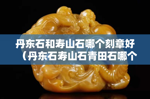 丹东石和寿山石哪个刻章好（丹东石寿山石青田石哪个好）