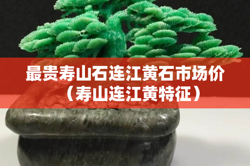最贵寿山石连江黄石市场价（寿山连江黄特征）