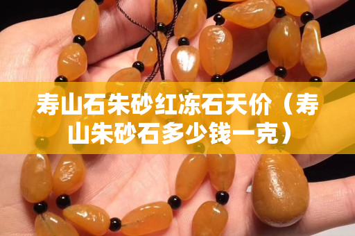 寿山石朱砂红冻石天价（寿山朱砂石多少钱一克）