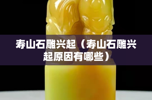 寿山石雕兴起（寿山石雕兴起原因有哪些）