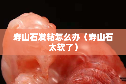 寿山石发粘怎么办（寿山石太软了）