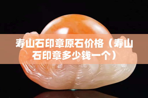 寿山石印章原石价格（寿山石印章多少钱一个）