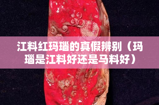 江料红玛瑙的真假辨别（玛瑙是江料好还是马料好）