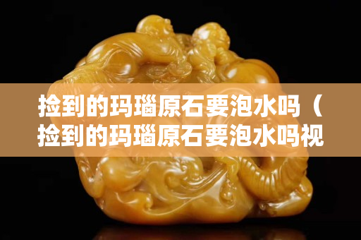捡到的玛瑙原石要泡水吗（捡到的玛瑙原石要泡水吗视频）