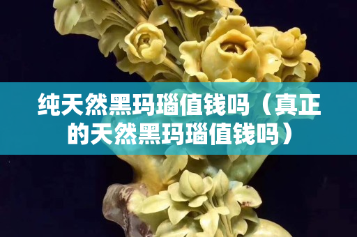 纯天然黑玛瑙值钱吗（真正的天然黑玛瑙值钱吗）