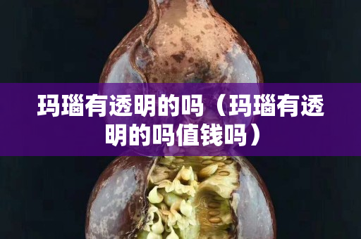 玛瑙有透明的吗（玛瑙有透明的吗值钱吗）