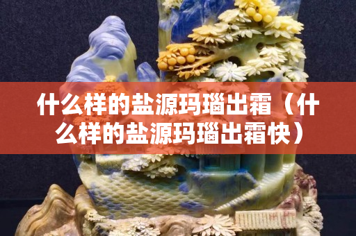 什么样的盐源玛瑙出霜（什么样的盐源玛瑙出霜快）