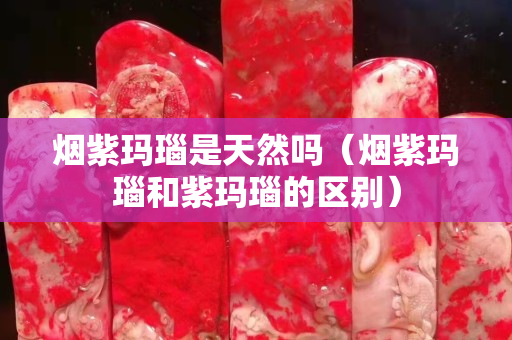 烟紫玛瑙是天然吗（烟紫玛瑙和紫玛瑙的区别）