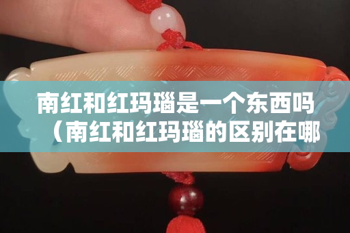 南红和红玛瑙是一个东西吗（南红和红玛瑙的区别在哪里）