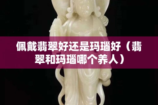 佩戴翡翠好还是玛瑙好（翡翠和玛瑙哪个养人）