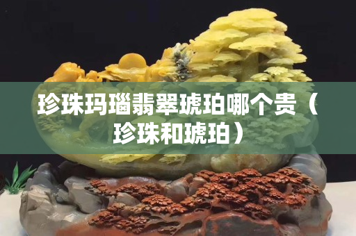 珍珠玛瑙翡翠琥珀哪个贵（珍珠和琥珀）
