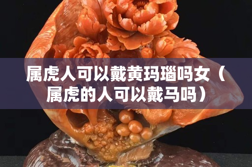 属虎人可以戴黄玛瑙吗女（属虎的人可以戴马吗）