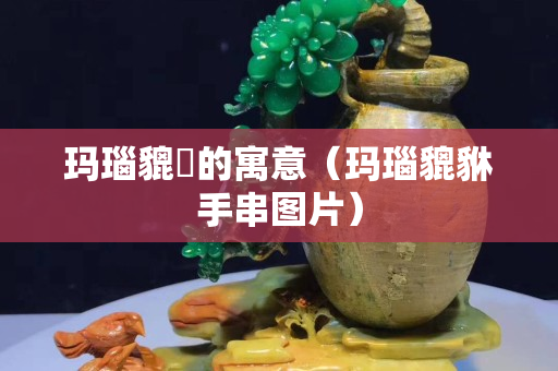 玛瑙貔恘的寓意（玛瑙貔貅手串图片）