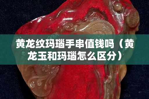 黄龙纹玛瑙手串值钱吗（黄龙玉和玛瑙怎么区分）